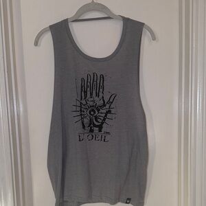 Kendall & Kylie Gray Top with Eye Design